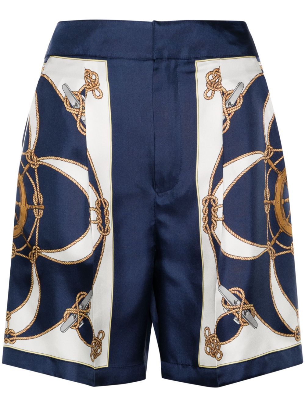 BALLY 24SS Women's Blue Shorts & Burmudas for the Summer Season