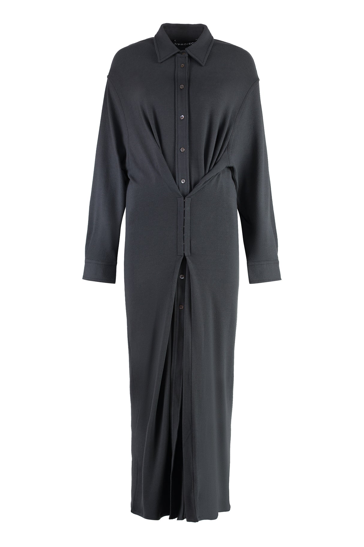 Y/PROJECT Charcoal Classic Shirtdress