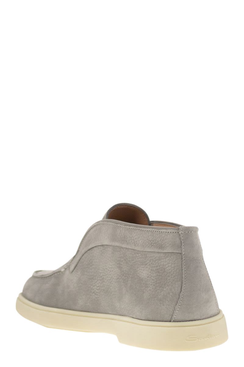 SANTONI Elegant Nubuck Desert Ankle Boots for Women