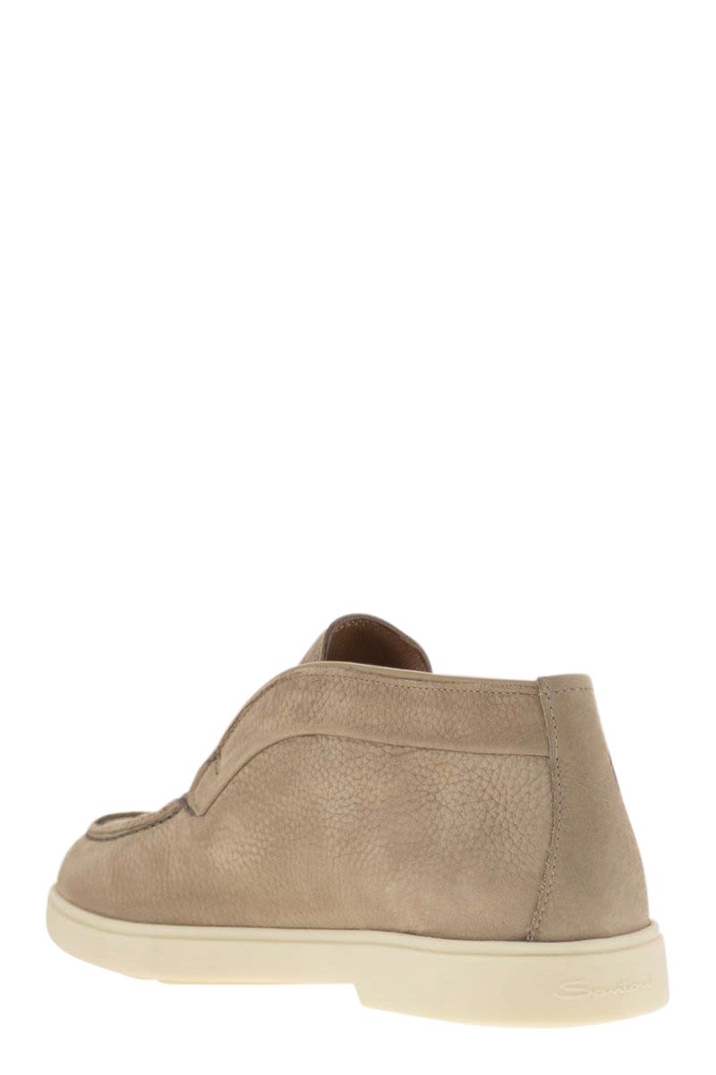 SANTONI Elegant Nubuck Desert Ankle Boots for Women