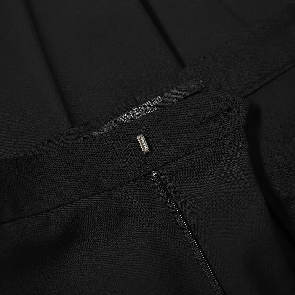 VALENTINO Sophisticated Black Trousers with Single Pleats