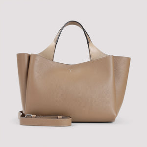 TOD'S Grained Leather Tote Handbag - W:29CM H:19.5CM D:8CM