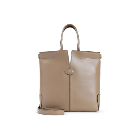 TOD'S Elegant Leather Tote Handbag - 25.5cm x 27cm x 13cm