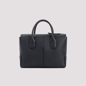 TOD'S Elegant Grained Calf Leather Handbag 32x21x15 cm