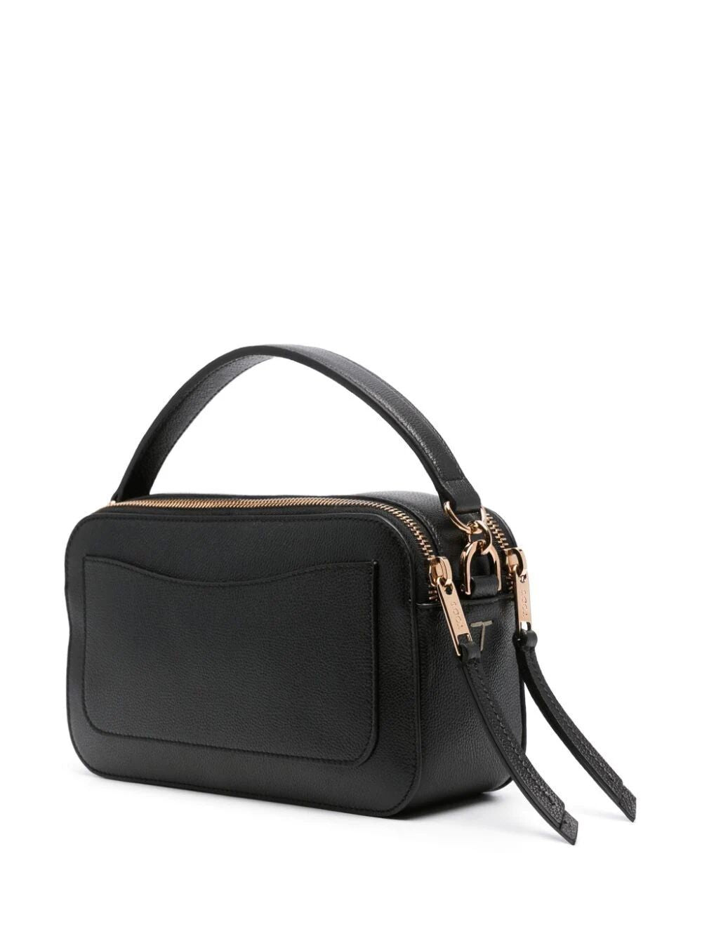 TOD'S Elegant Grained Leather Handbag with Adjustable Strap