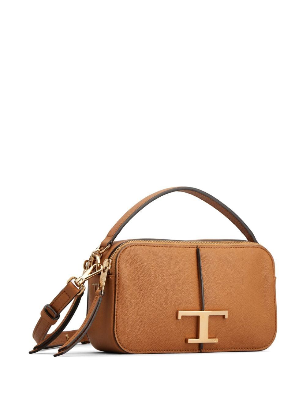 TOD'S Caramel Brown Leather Handbag for Women - SS24 Collection