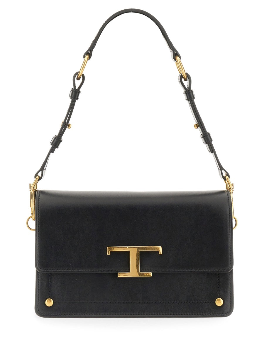 TOD'S Mini Shoulder Handbag in Luxe Leather