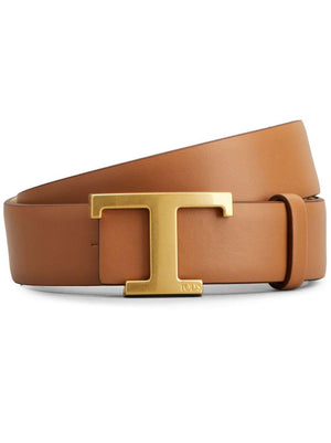 TOD'S Men's Timeless Reversible Belt - Kenia and Naturale