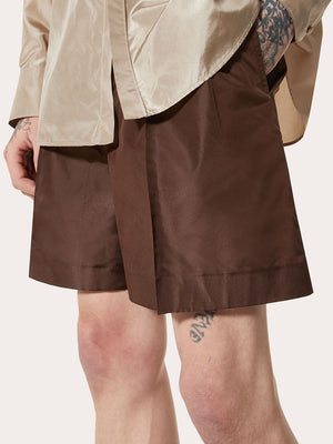 VALENTINO Luxurious Purple Silk Shorts for Men - SS22 Collection