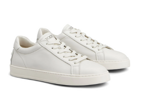 TOD'S Leather Logo-Print Sneakers for Men