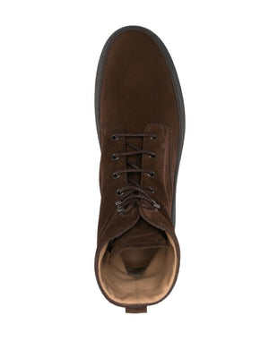 TOD'S Mens Calf Leather Suede Boots for Spring/Summer 2024