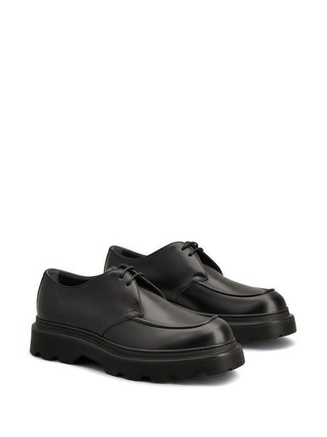 TOD'S Elegant Leather Derby Dress Shoes