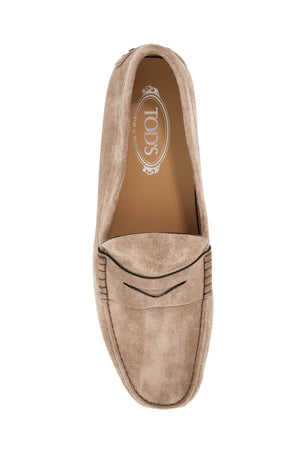 TOD'S Suede Moccasins for Men - FW24 Collection