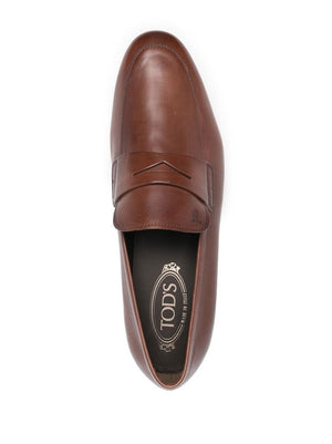 TOD'S Men's Leather Slip-On Loafers - Timeless Elegance