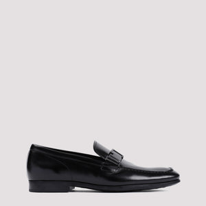 TOD'S Elegant Black Leather Loafers