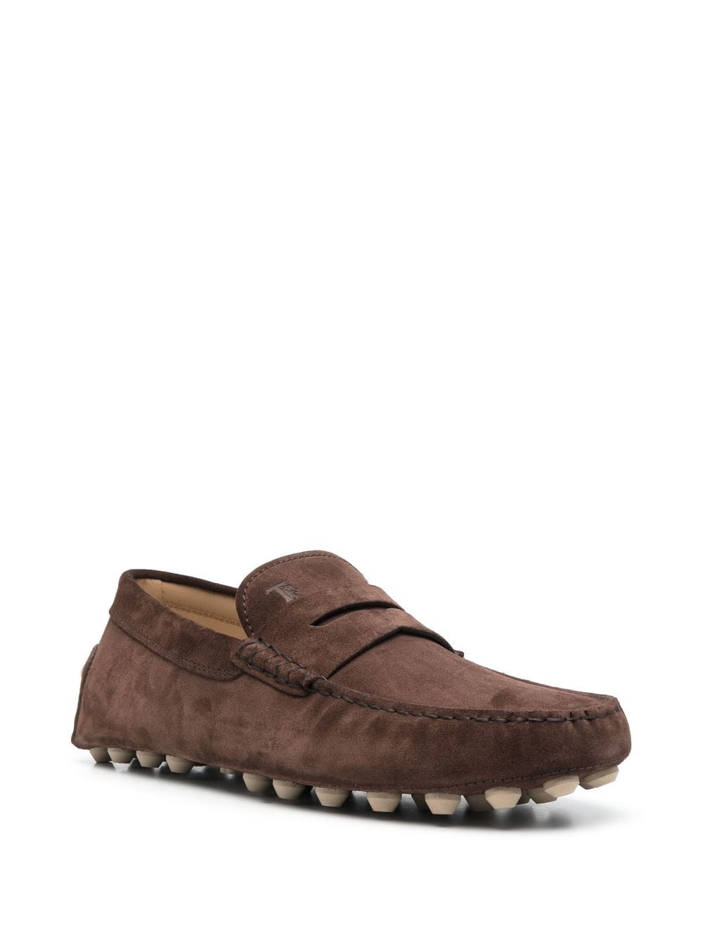 TOD'S Suede Macro Loafers for Men