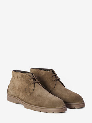 TOD'S Desert Suede Lace-Up Boots for Men