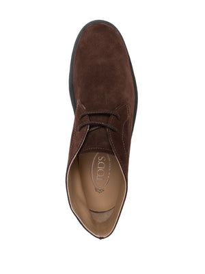 TOD'S Desert Suede Lace-Up Boots for Men