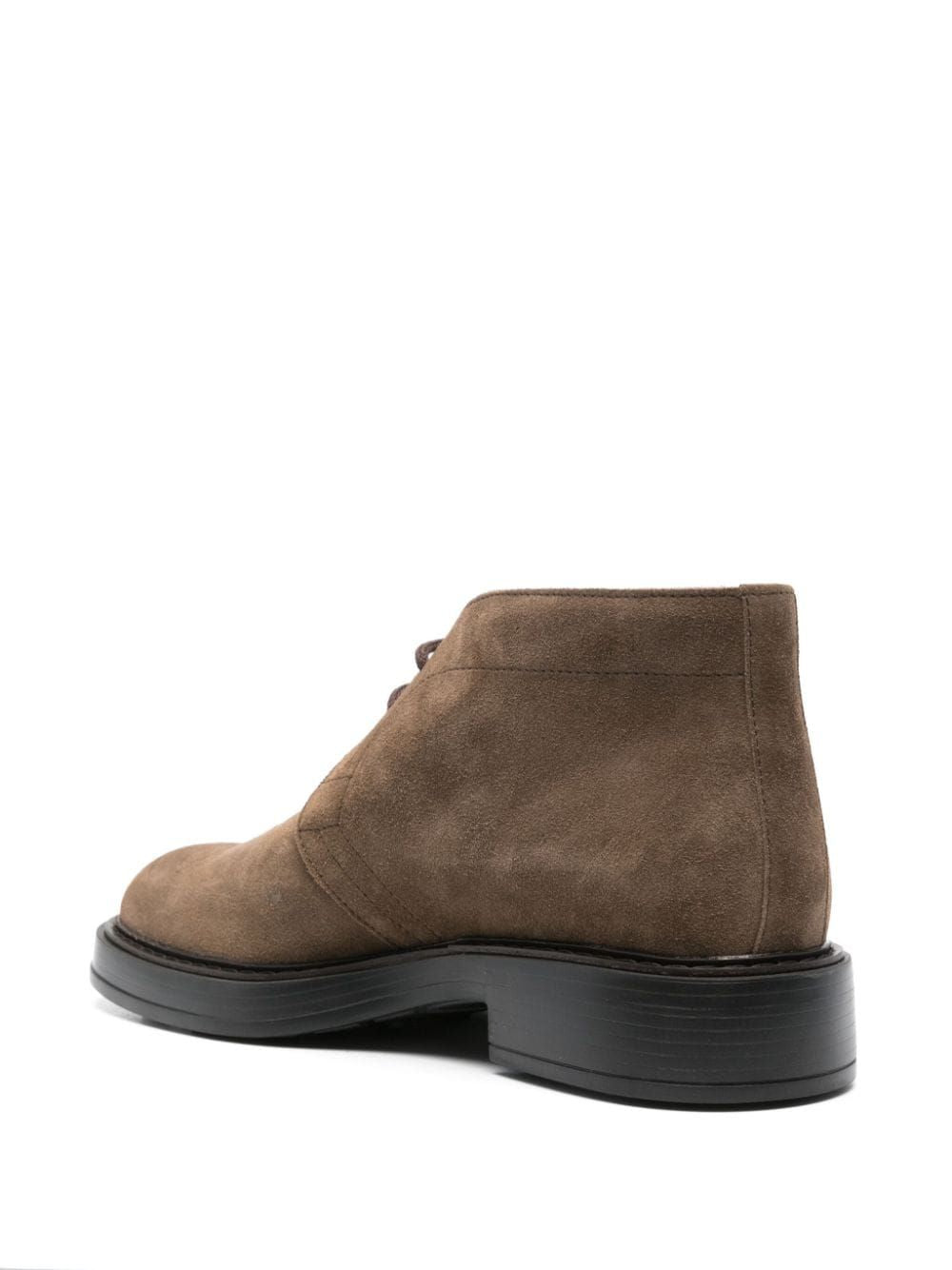 TOD'S Men's Light Desert Boots in Castoro Chiaro