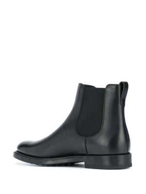 TOD'S Men's Classic Leather Chelsea Boots