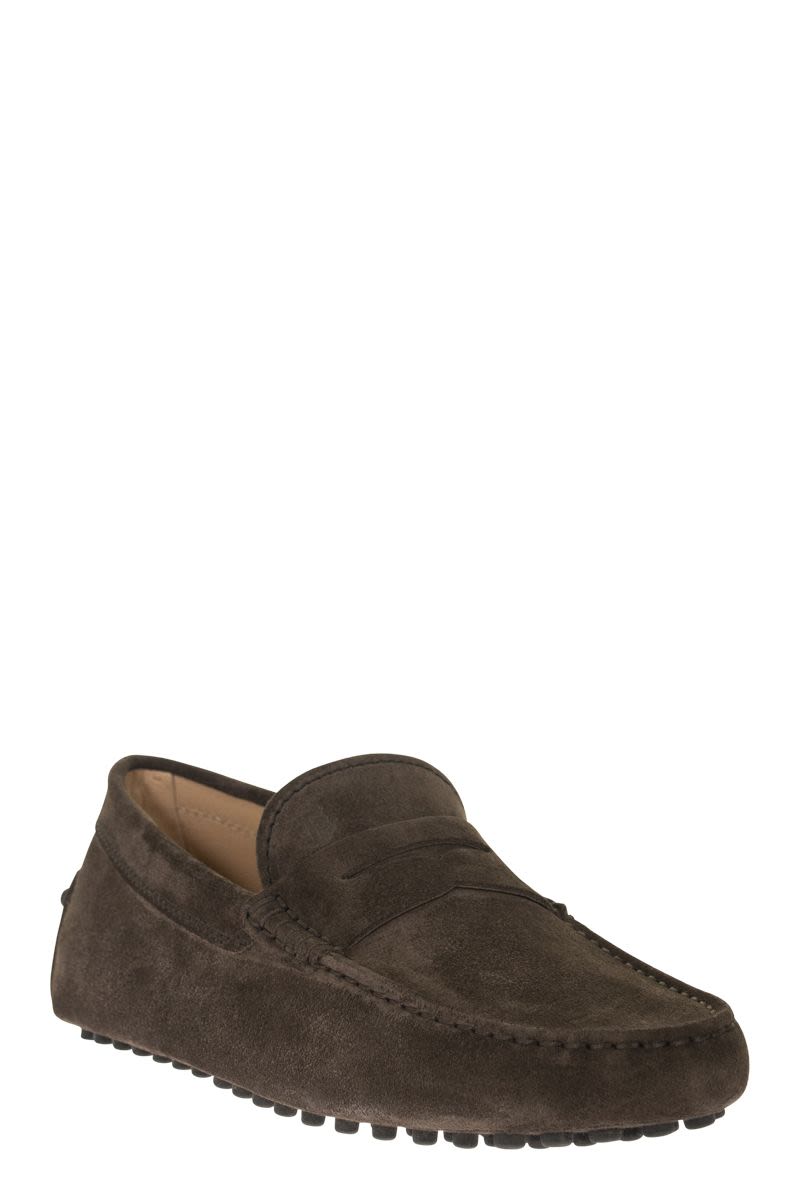 TOD'S Men's Suede Driver Loafers