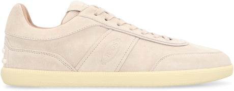 TOD'S Beige Leather Low Sneakers for Men in FW23