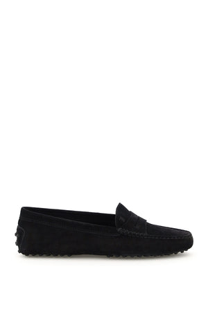 TOD'S Women’s Suede Loafers with Pebble Sole