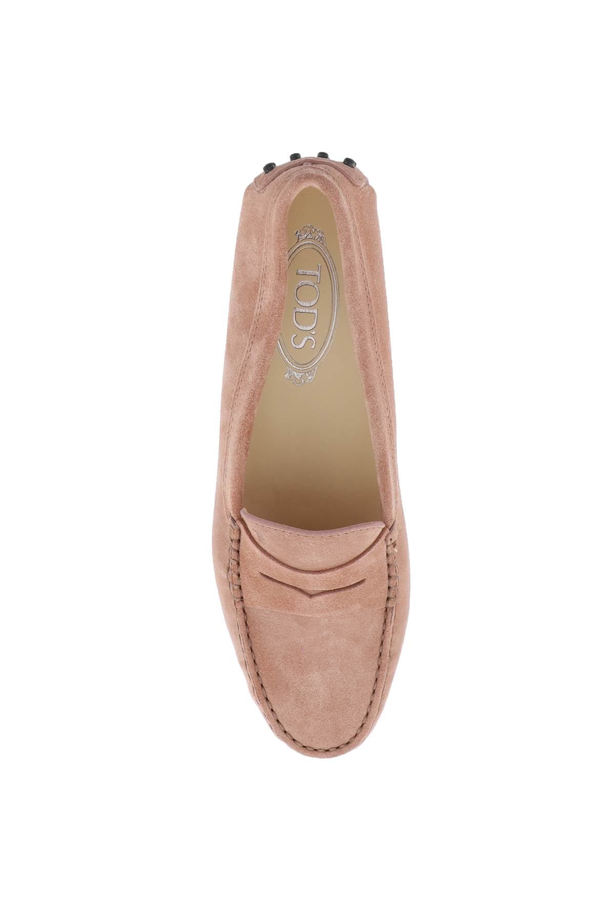 TOD'S Women’s Suede Loafers with Pebble Sole