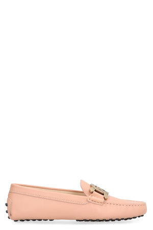 TOD'S Elegant Pink Leather Loafers