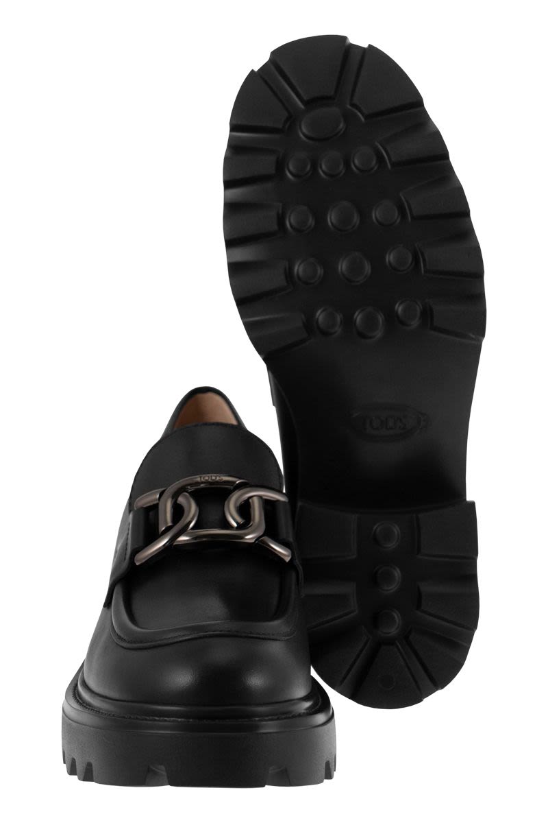 TOD'S Stylish Black Laced up Shoes for Women