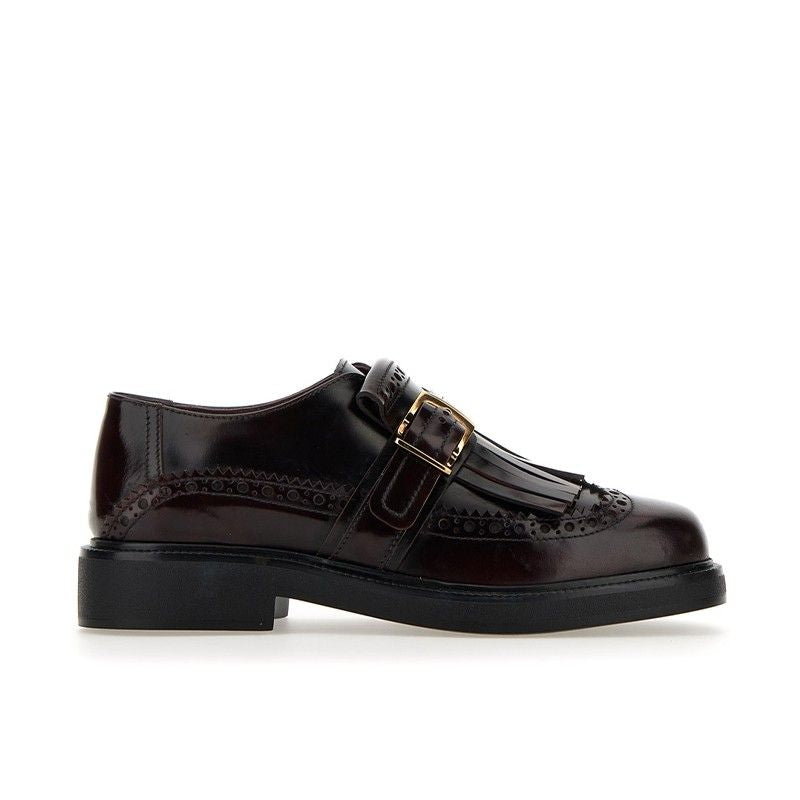 TOD'S Elegant 20L Calfskin Monk-Strap Moccasins