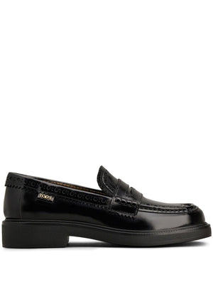 TOD'S Elegant Black Leather Loafers