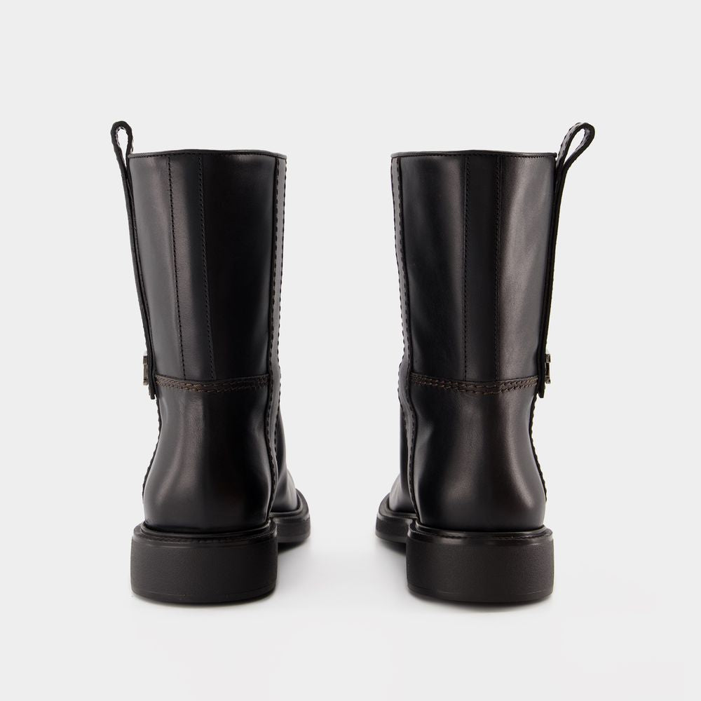 TOD'S Elegant Mini 20L Calfskin Boots