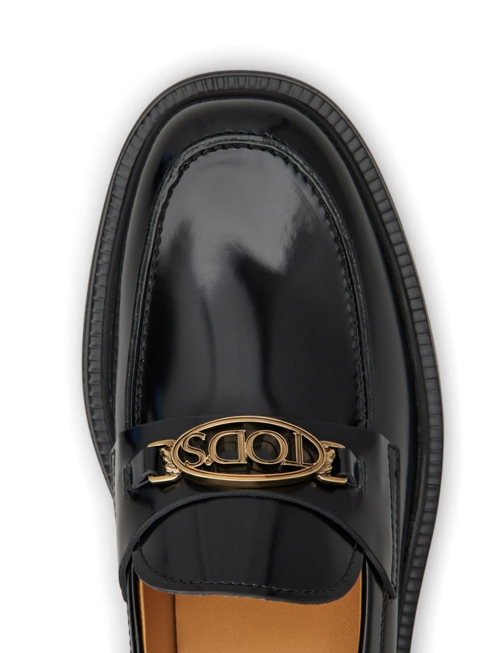 TOD'S Elegant Black Leather Loafers