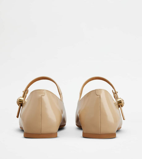 TOD'S Elegant Mini Flat Moccasins with Strap