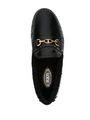 TOD'S Chic Flat Shoes with Horsebit Detail