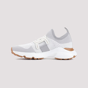 TOD'S Luxury White Knit Sneaker for Women