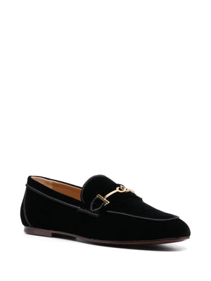 TOD'S Trendy Women's Black Laced up Shoes for 23FW