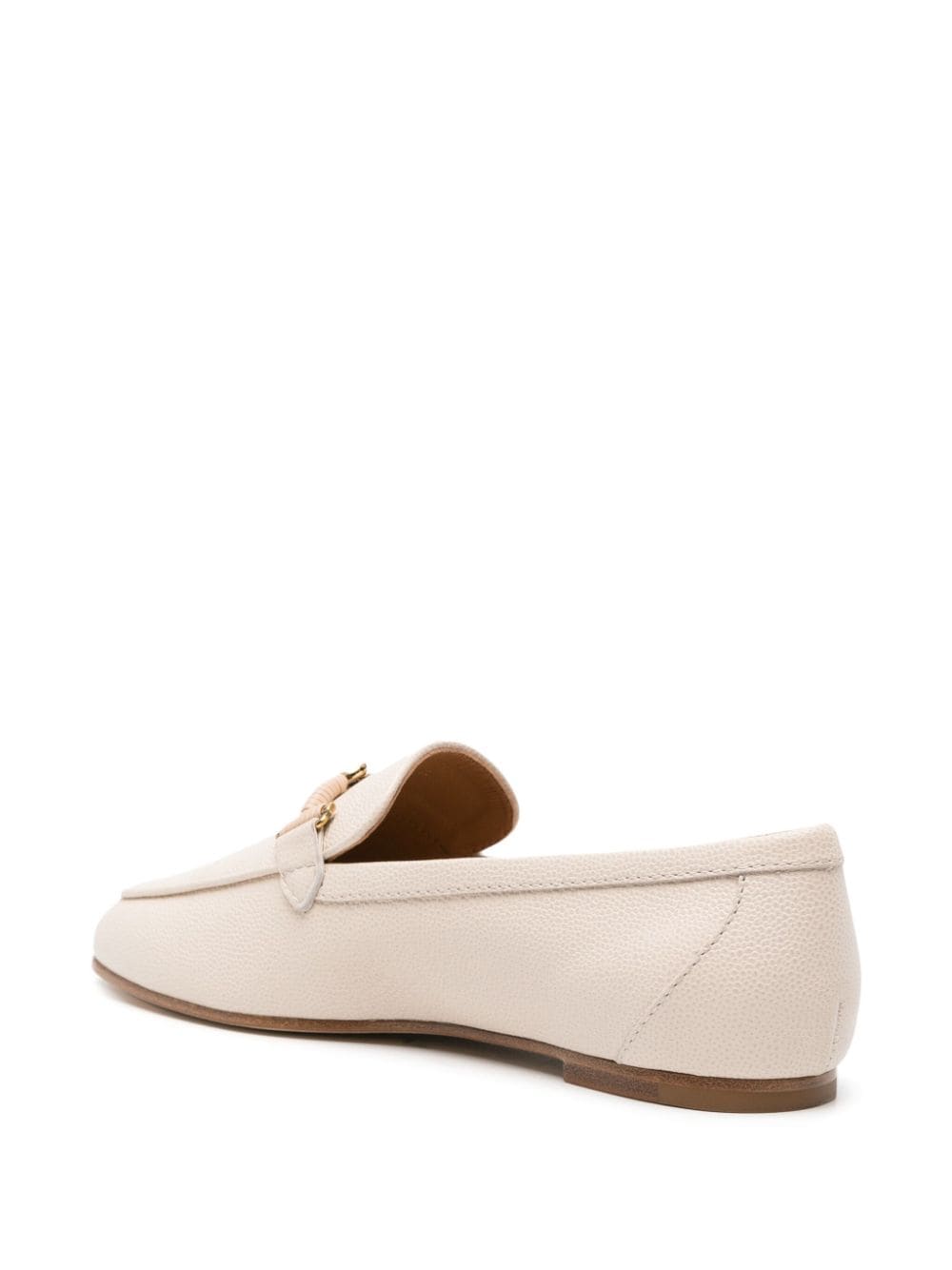 TOD'S Knot Plaque Leather Loafers for Women