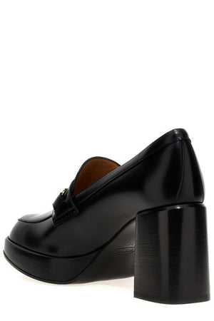 TOD'S 23FW Women's Laced up Heel Shoes - Black