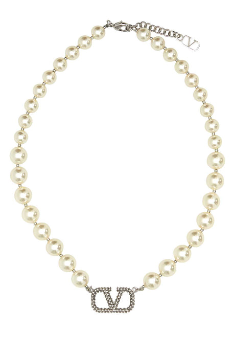 VALENTINO GARAVANI Mini Ivory Pearls Necklace