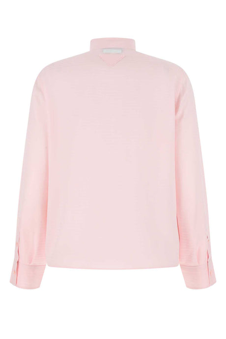 PRADA Pastel Pink Crepe Shirt for Women