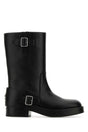 COURREGES Chic Leather Americana Boots for Women