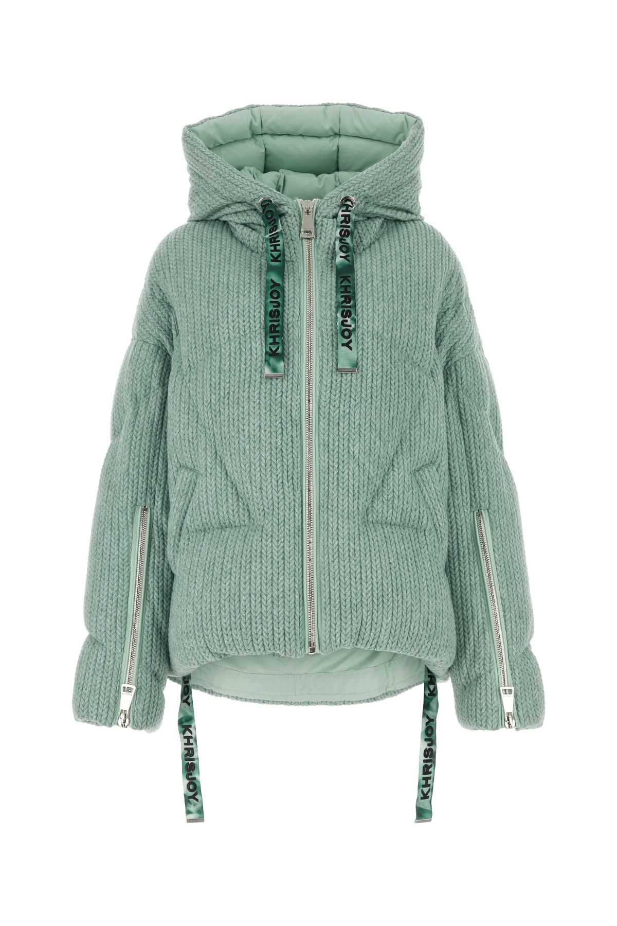 KHRISJOY Puff Down Jacket in Mint Green