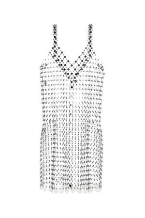 PACO RABANNE Chic Transparent PVC Mini Dress