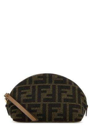 FENDI Embroidered Jacquard Beauty Case - 16 cm x 9 cm x 10 cm