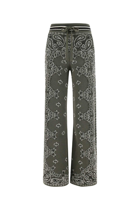 AMIRI Embroidered Cotton Blend Joggers for Women