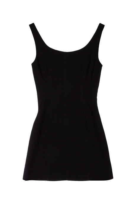 YUZEFI Classic Black Suit Dress