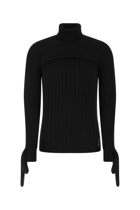 FENDI Timeless Black Wool Sweater for Men