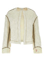 DRIES VAN NOTEN Luxury Silk Blend Bomber Jacket